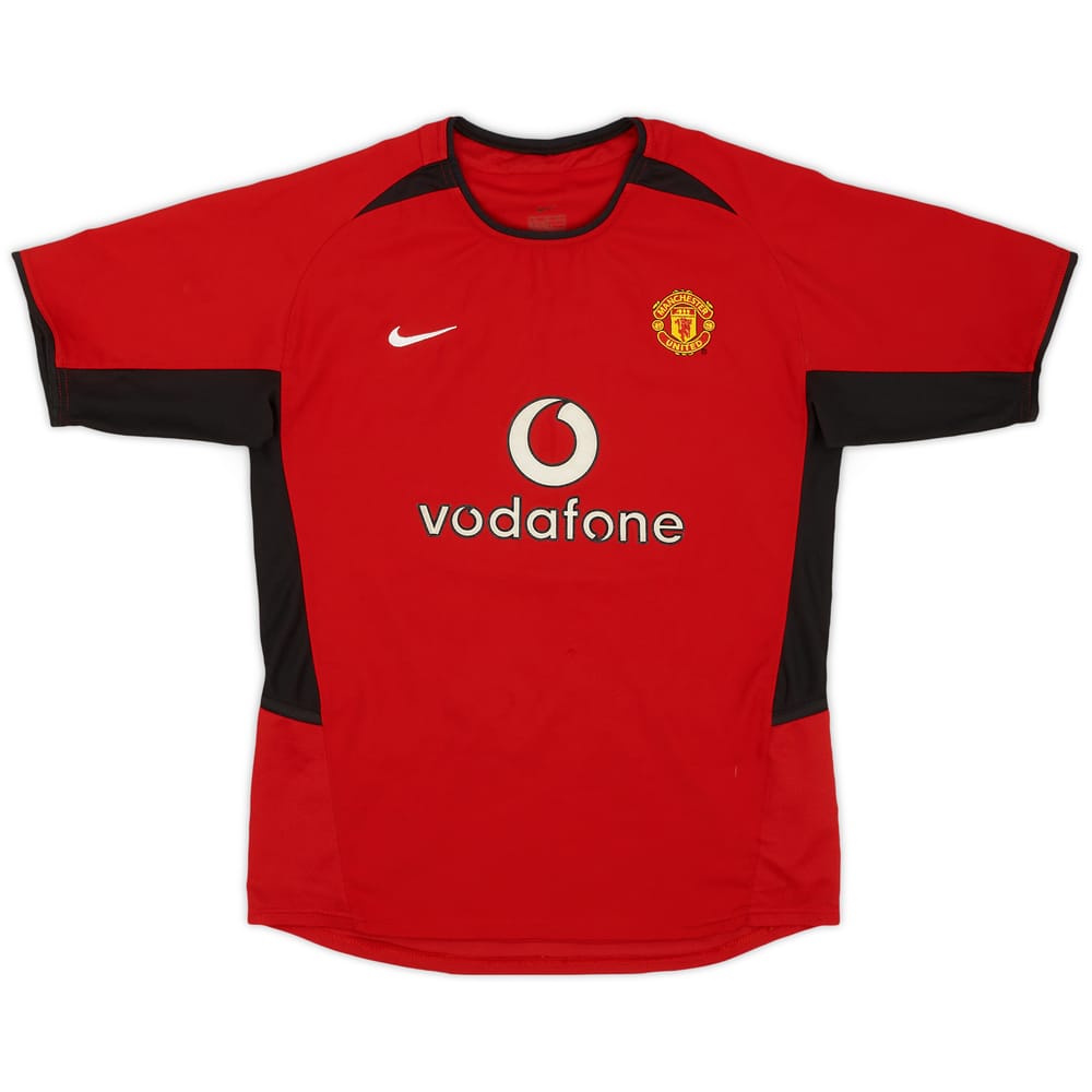 2002-04 Manchester United Home Shirt - 9/10 - (XL.Boys)
