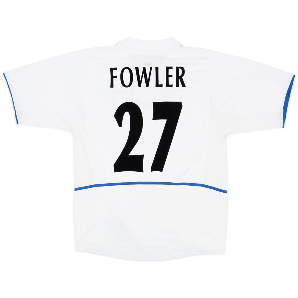 2002-03 Leeds United Home Shirt Fowler #27 - 9/10 - (M)