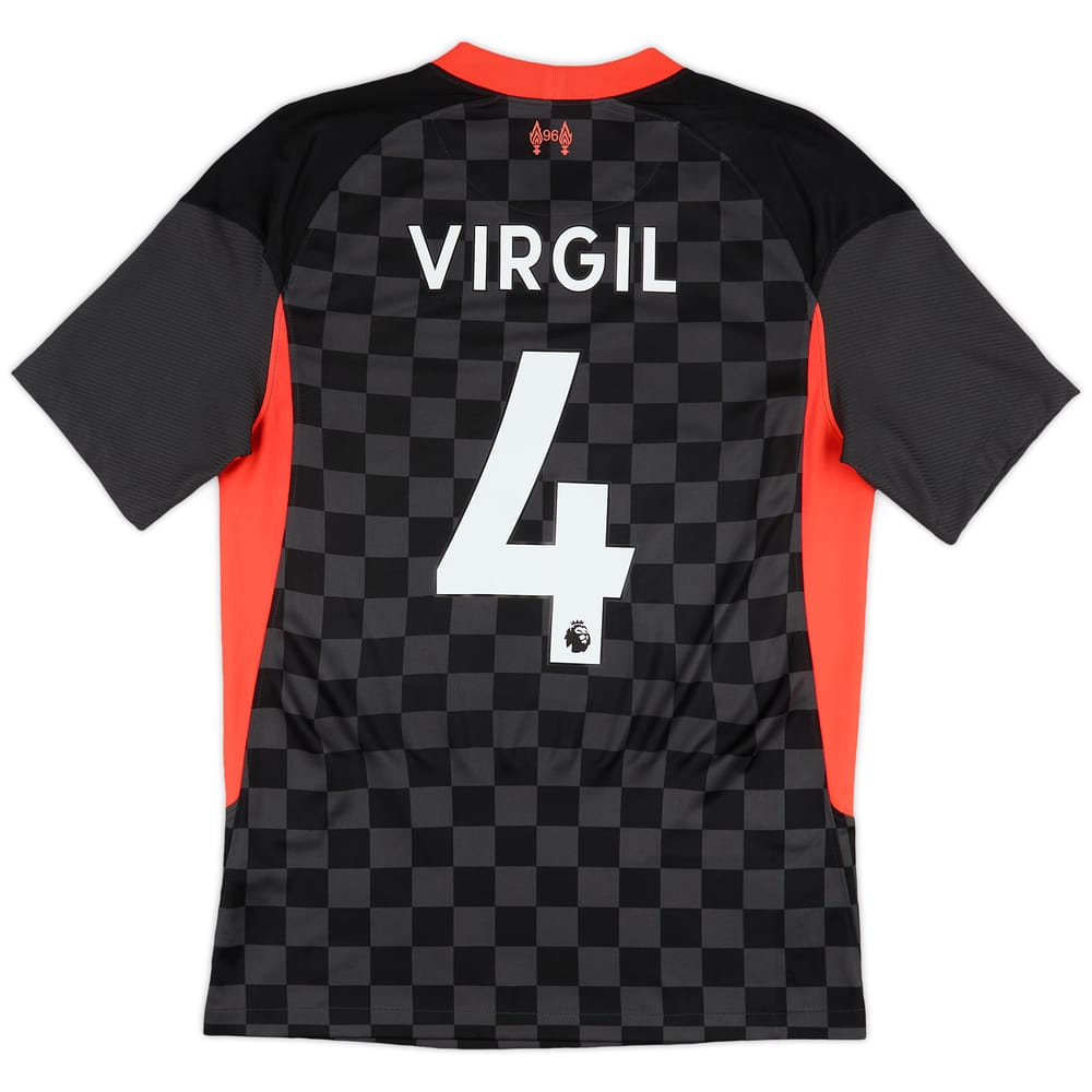 2020-21 Liverpool Third Shirt Virgil #4 - 9/10 - (S)