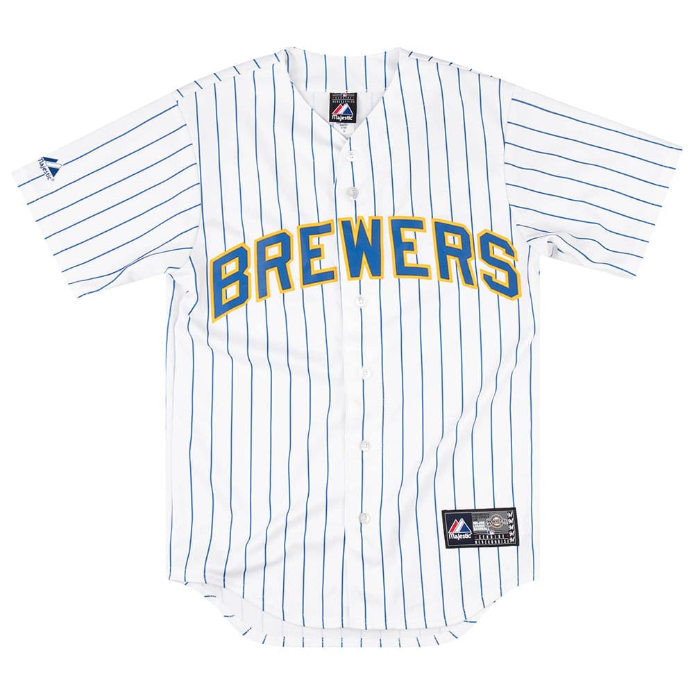 2007-08 Milwaukee Brewers Braun #8 Majestic Jersey (Home) S