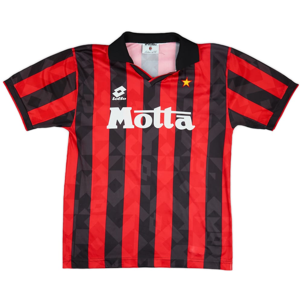 1995-96 AC Milan Home Shirt - 6/10 - (L)