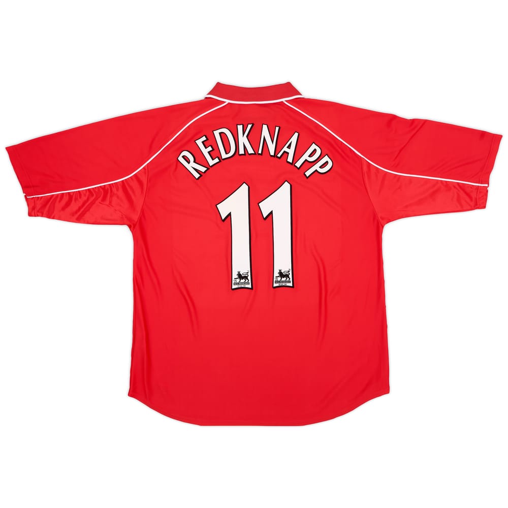 2000-02 Liverpool Home Shirt Redknapp #11 - 9/10 - (XL)