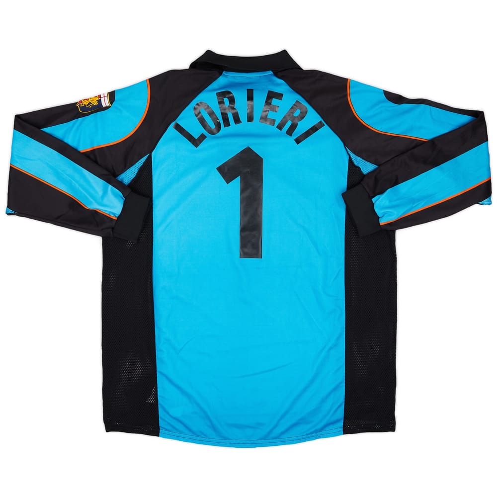 2000-01 Genoa Match Worn GK Shirt Lorieri #1
