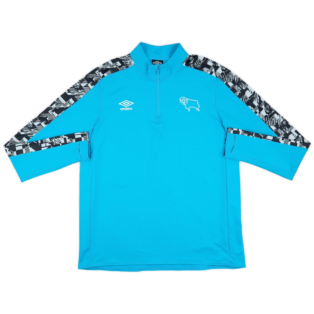 2020-21 Derby County Umbro 1/4 Zip Drill Top - 10/10 - (XL)