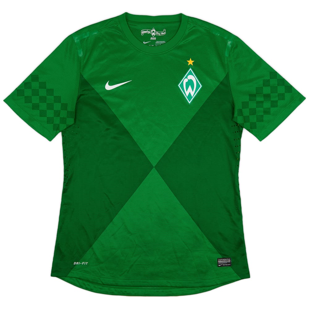 2012-13 Werder Bremen Player Issue Home Shirt - 9/10 - (L)