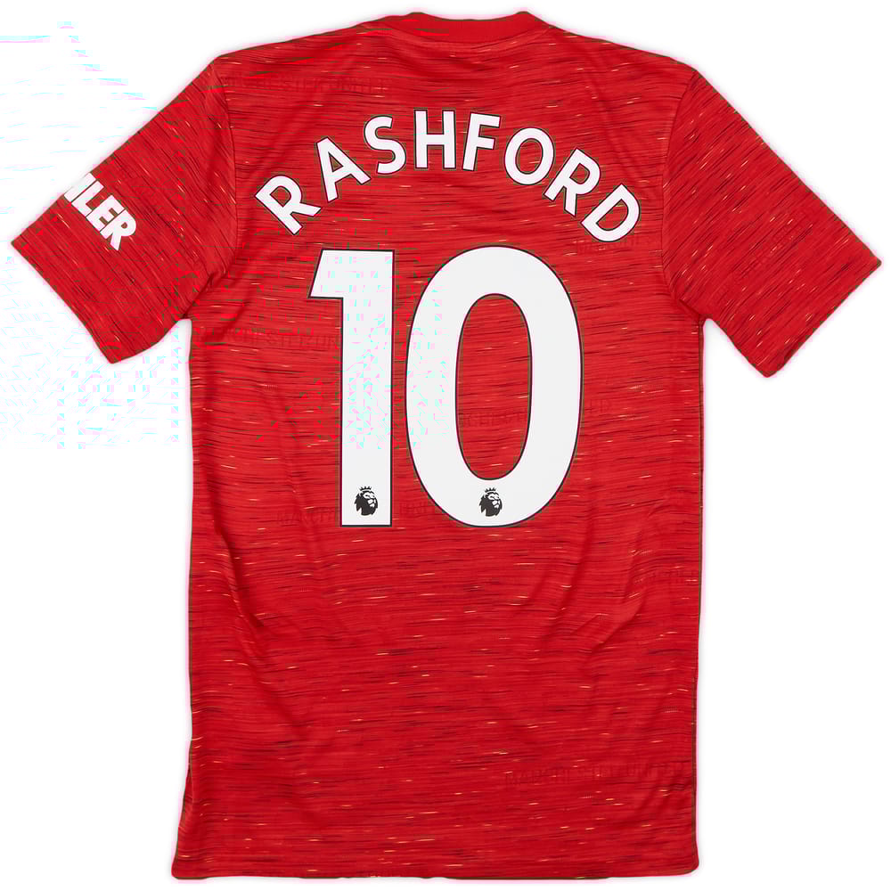 2020-21 Manchester United Home Shirt Rashford #10 - 9/10 - (XS)