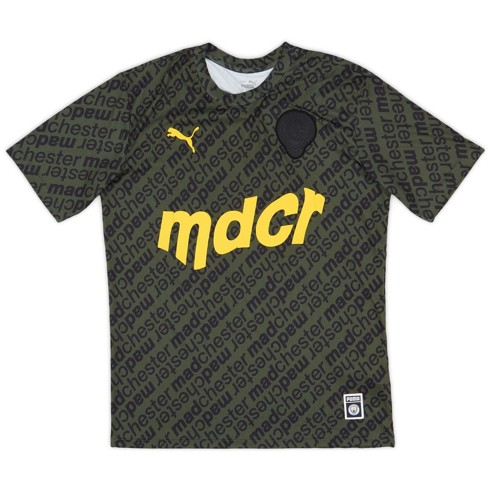 2021-22 Manchester City 'Madchester' Puma Training Shirt - 9/10 - (M)