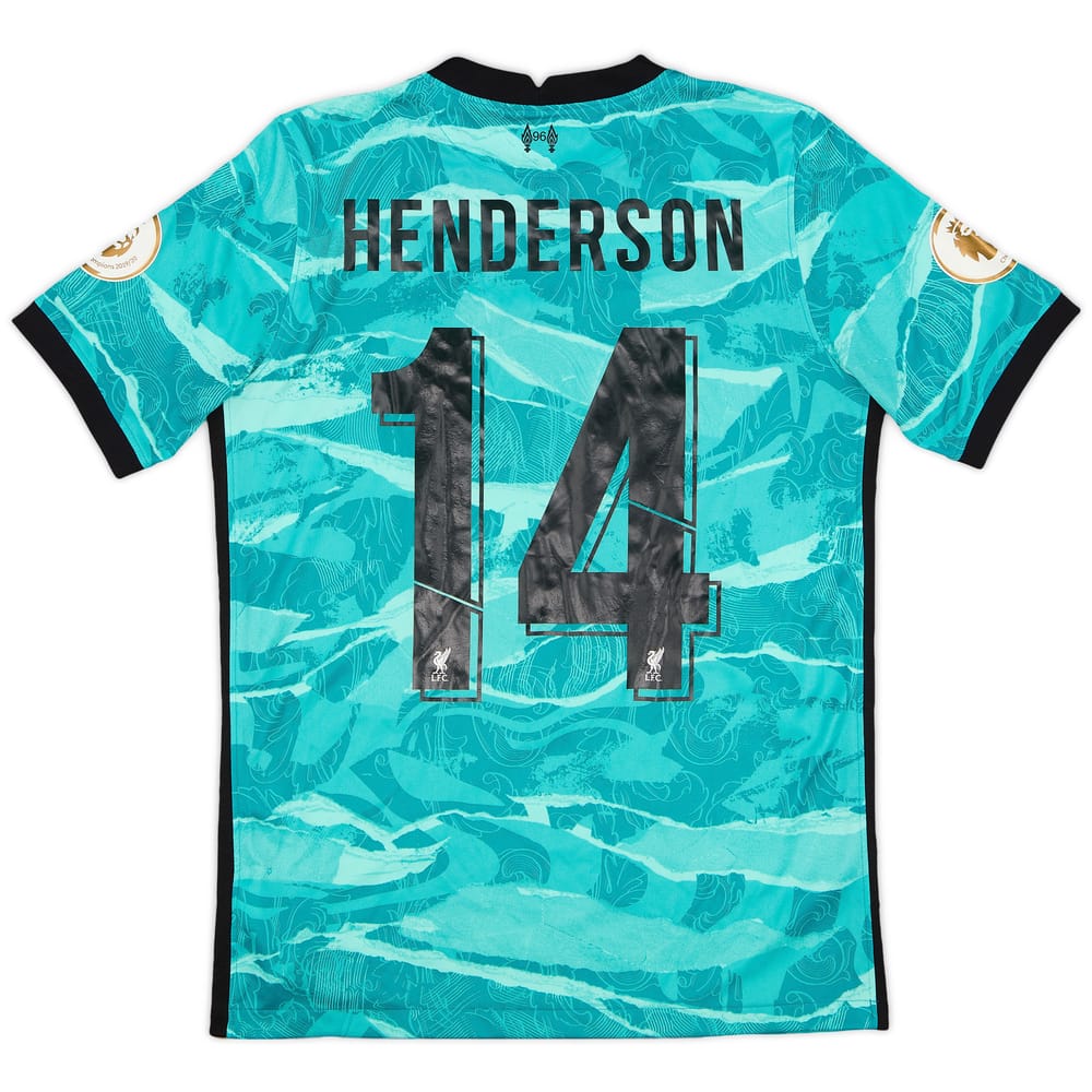 2020-21 Liverpool Away Shirt Henderson #14 - 8/10 - (XL.Boys)