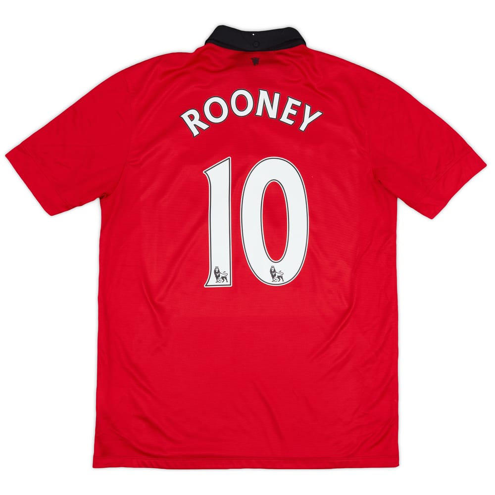 2013-14 Manchester United Home Shirt Rooney #10 - 7/10 - (L)