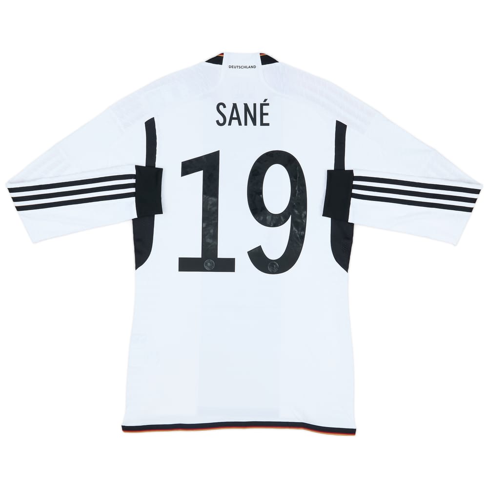 2022-23 Germany Home L/S Shirt Sane #19 (S)