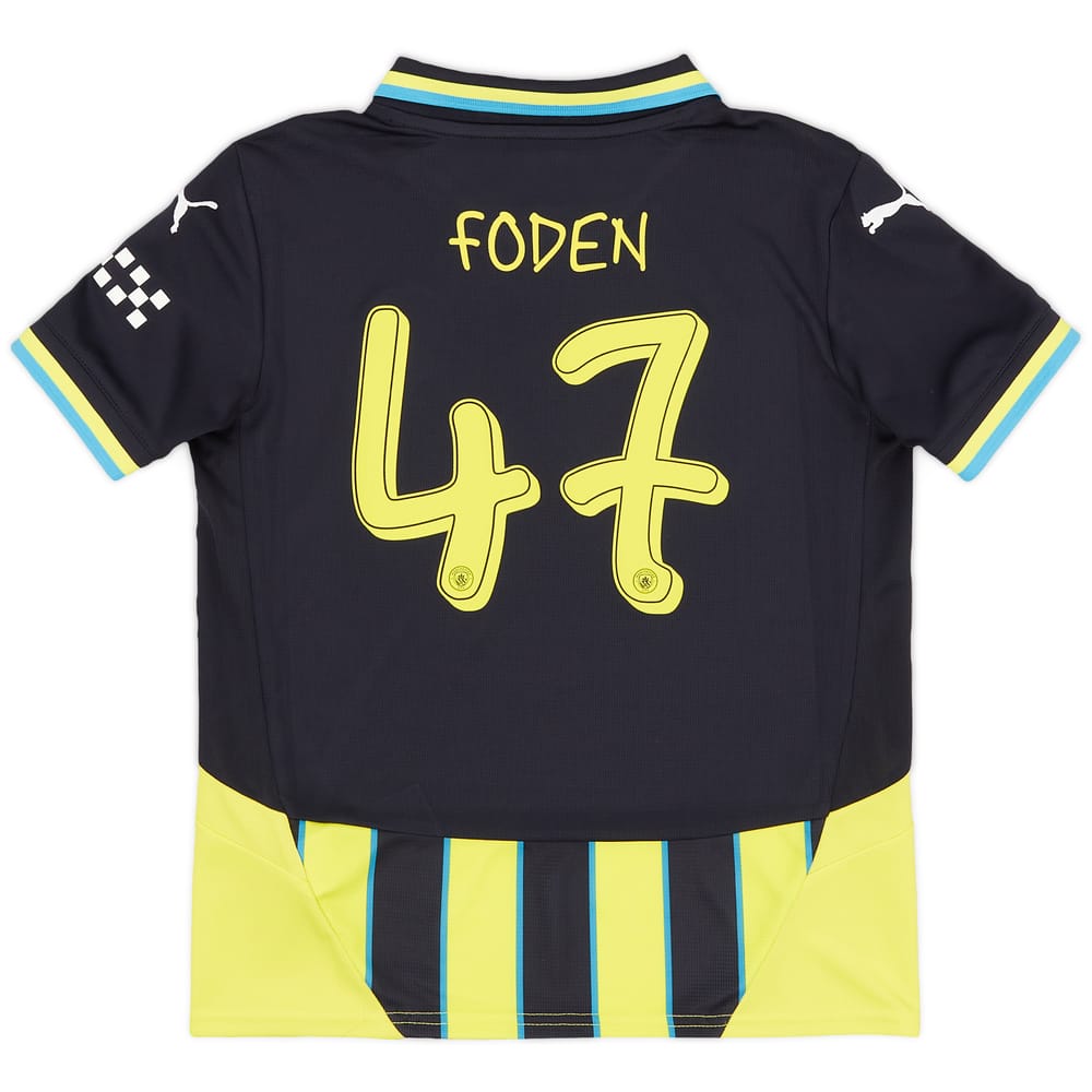 2024-25 Manchester City Away Shirt Foden #47 (KIDS)