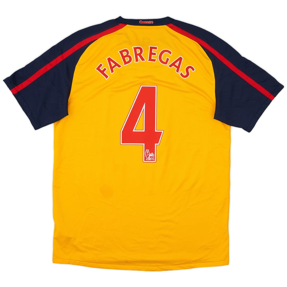 2008-09 Arsenal Away Shirt Fabregas #4 - 8/10 - (M)