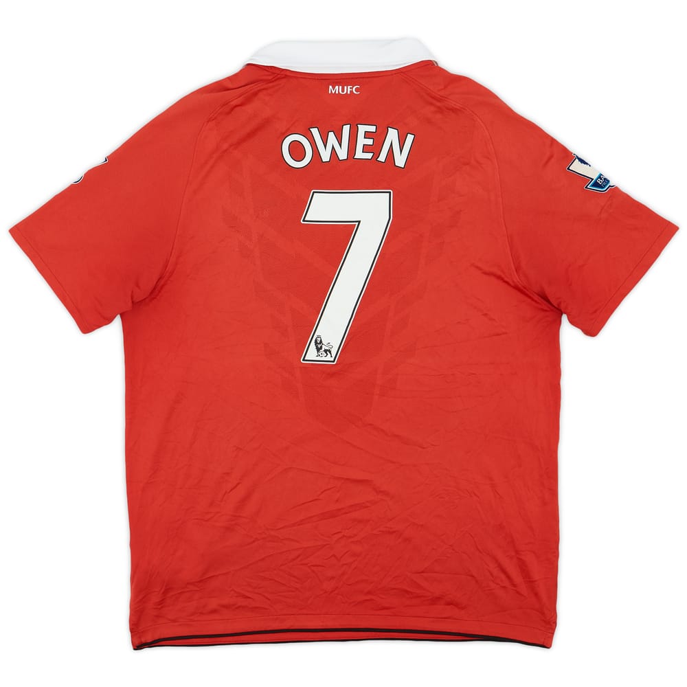 2010-11 Manchester United Home Shirt Owen #7 - 5/10 - (L)