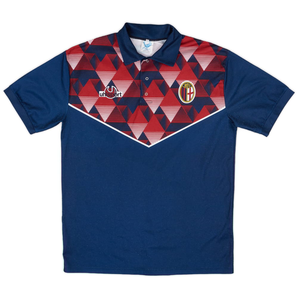 1992-93 Bologna Uhlsport Polo Shirt - 8/10 - (XL)