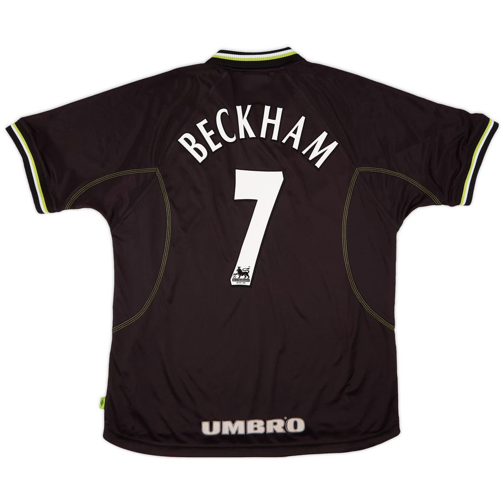 1998-99 Manchester United Third Shirt Beckham #7 - 4/10 - (XL)