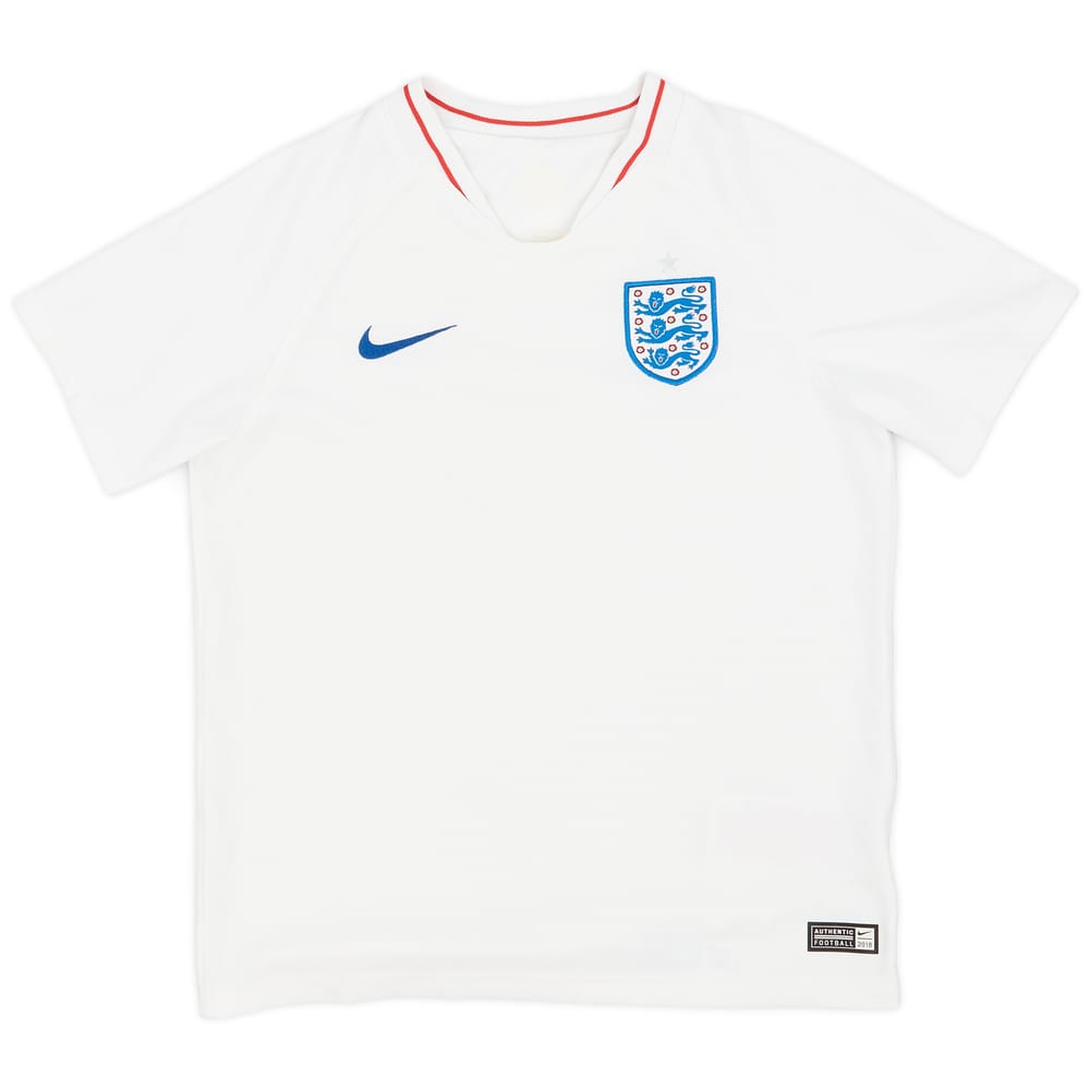 2018-19 England Home Shirt - 9/10 - (6-7Y)