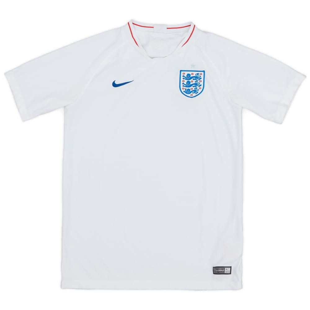 2018-19 England Home Shirt - 9/10 - (XL.Boys)