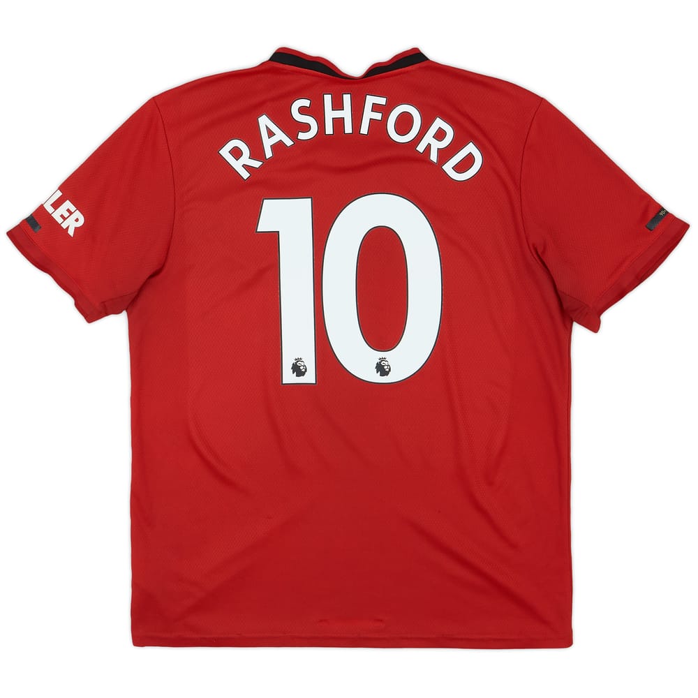 2019-20 Manchester United Home Shirt Rashford #10 - 5/10 - (L)
