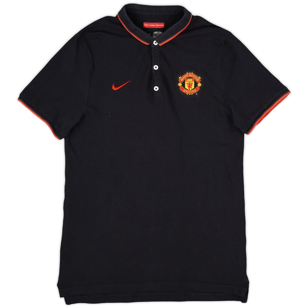 2014-15 Manchester United Nike Polo Shirt - 9/10 - (M)