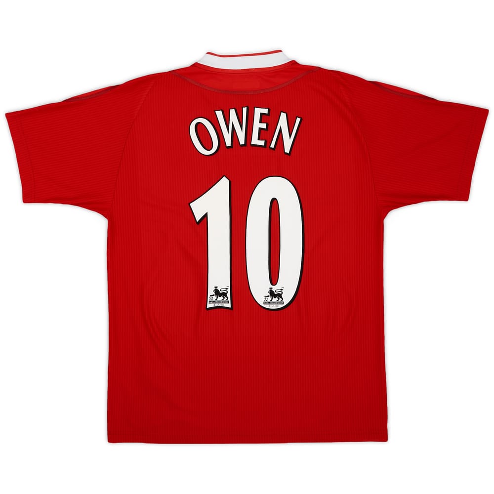 2002-04 Liverpool Home Shirt Owen #10 - 8/10 - (M)