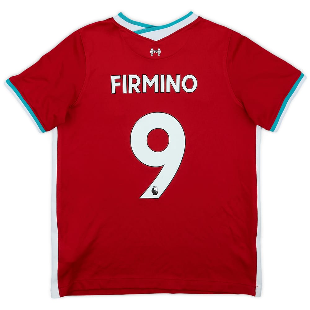 2020-21 Liverpool Home Shirt Firmino #9 - 7/10 - (6-7 Years)