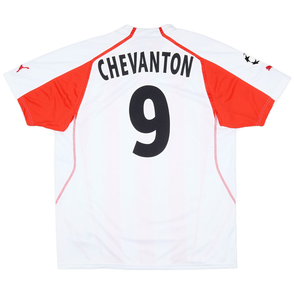 2005-06 Monaco European Home Shirt Chevanton #9 (XXL)