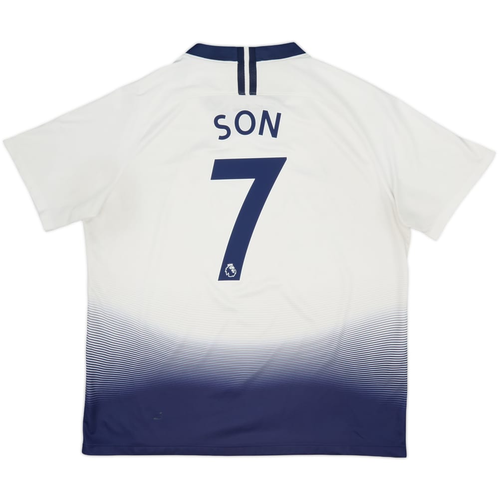 2018-19 Tottenham Home Shirt Son #7 - 5/10 - (XL)