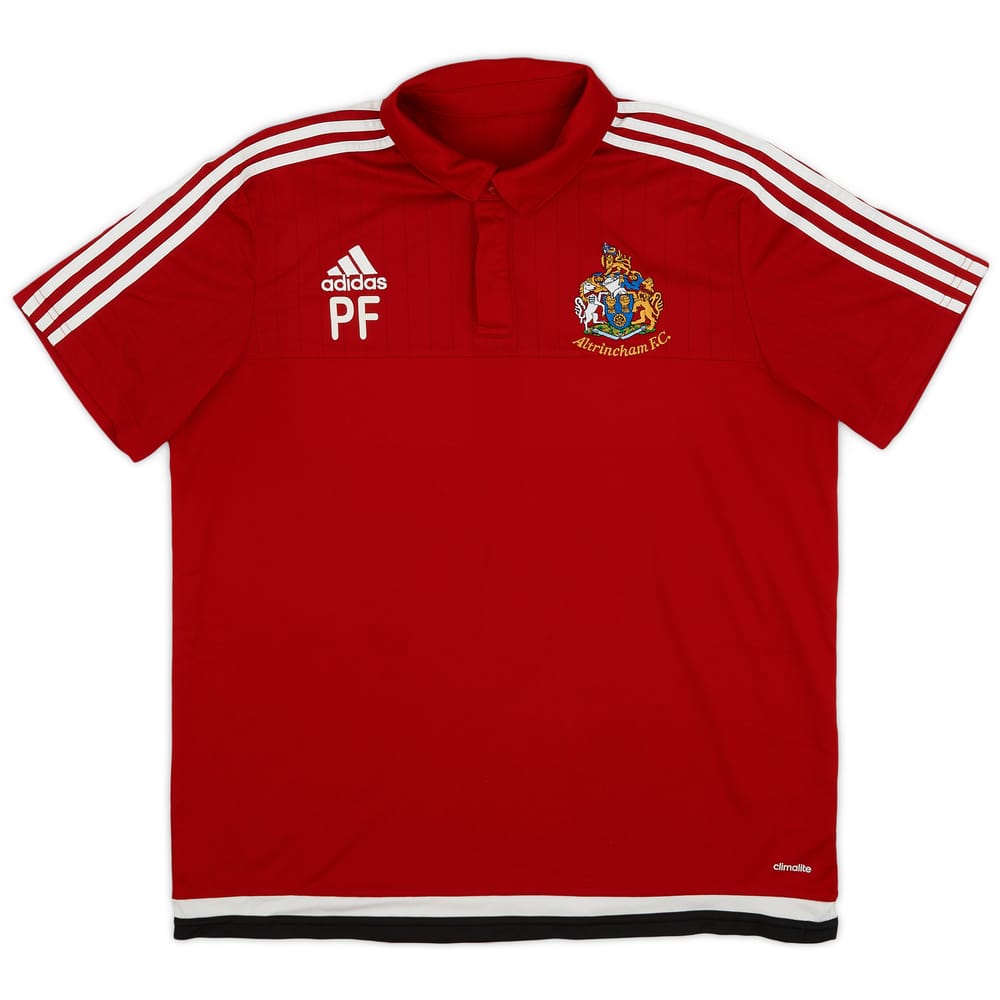 2016-17 Altrincham Staff Issue adidas Polo Shirt PF - 8/10 - (XL)