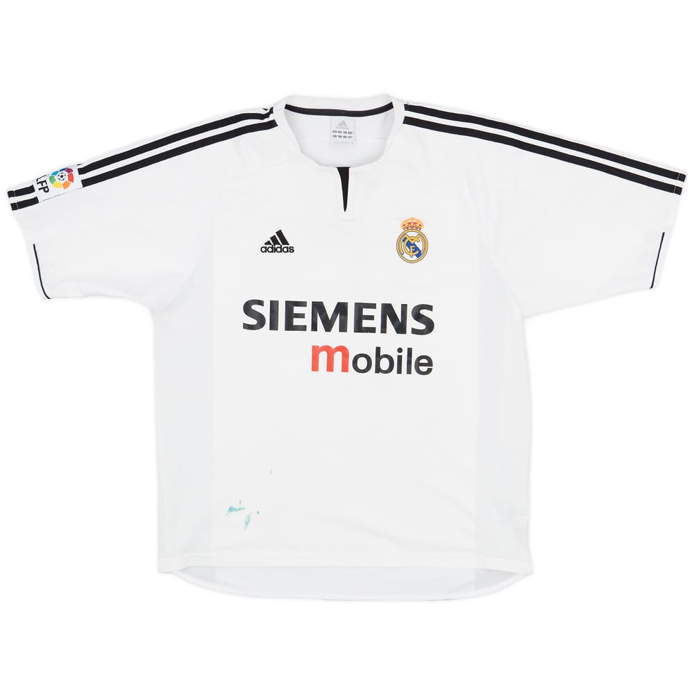 2003-04 Real Madrid Home Shirt - 4/10 - (L)