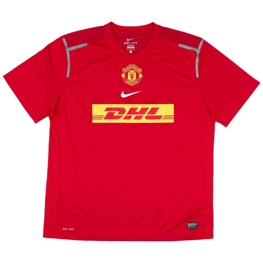 2012-13 Manchester United Player Issue Nike Training Shirt - 8/10 - (XL)