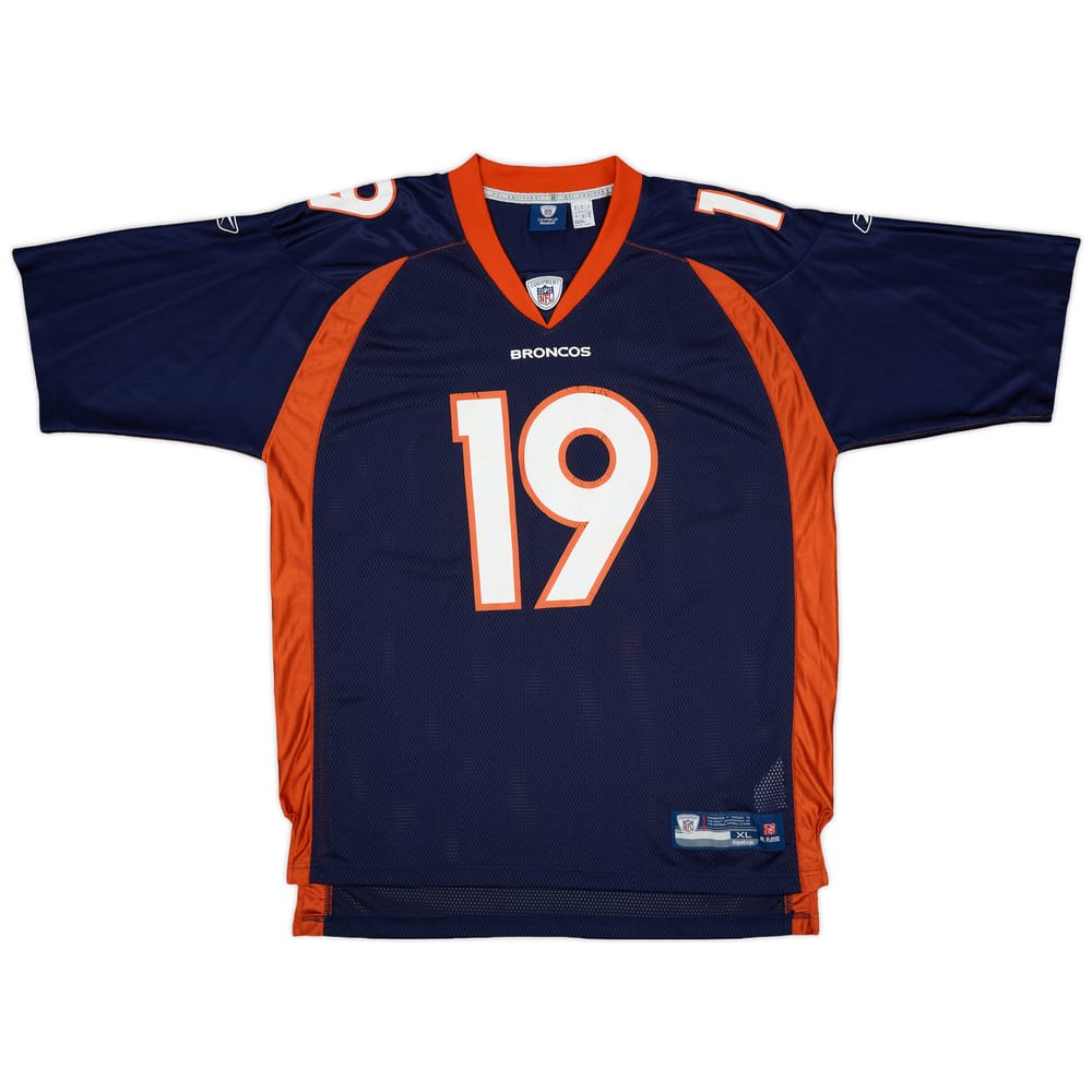 2008-11 Denver Broncos Royal #19 Reebok On Field Home Jersey - 6/10 - (XL)