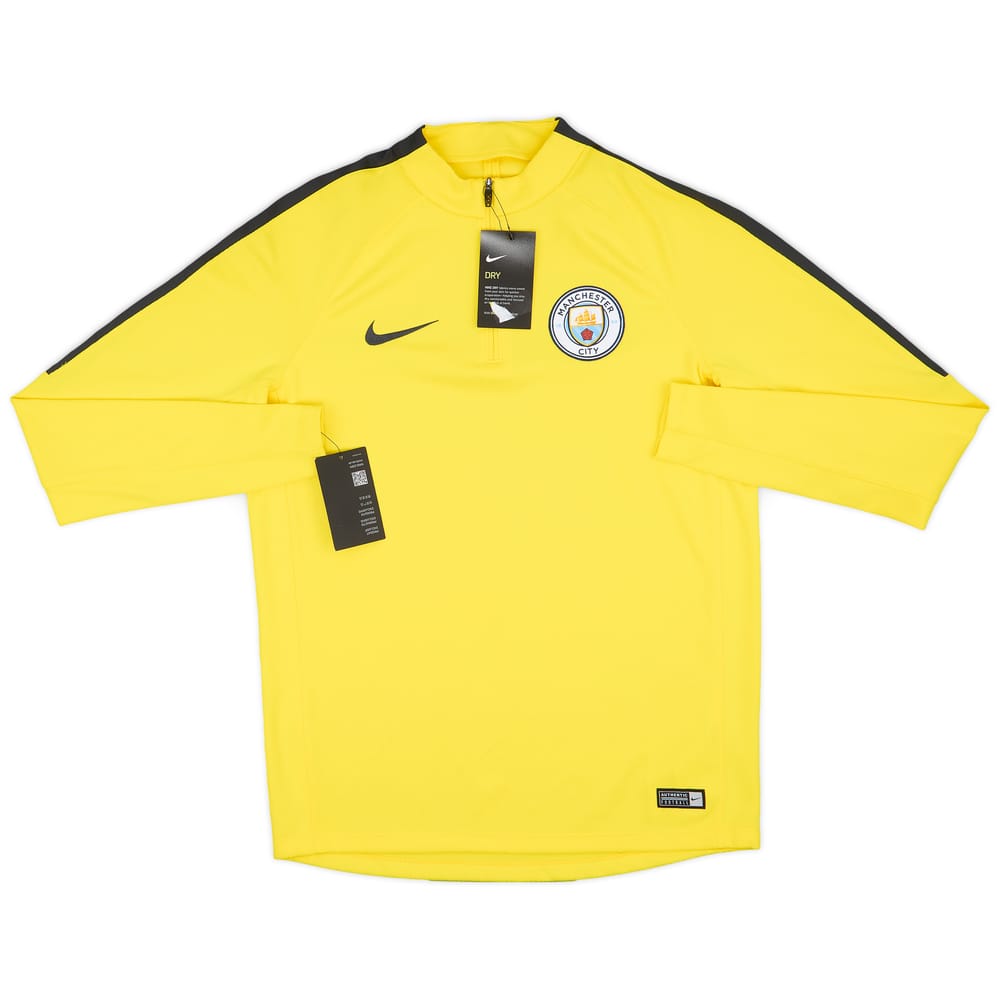 2017-18 Manchester City Nike 1/4 Zip Training Top (M)