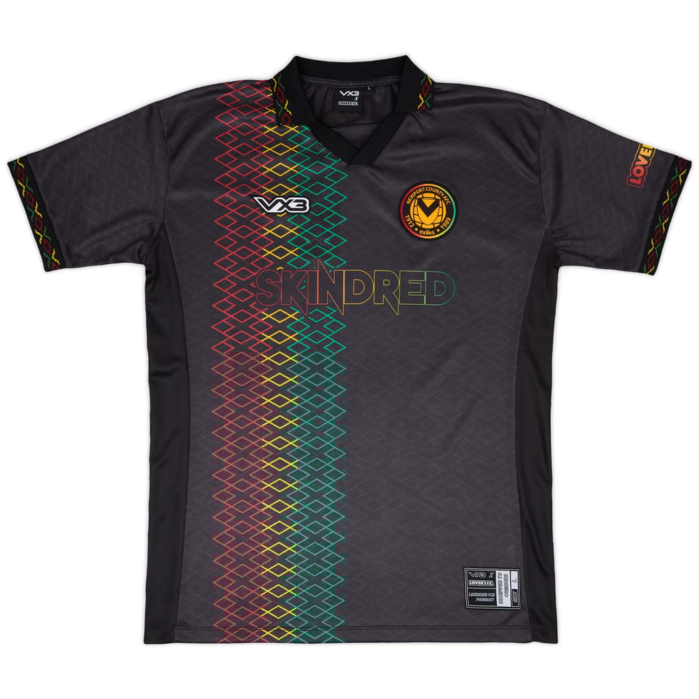 2024-25 Newport County Skindred Special Shirt