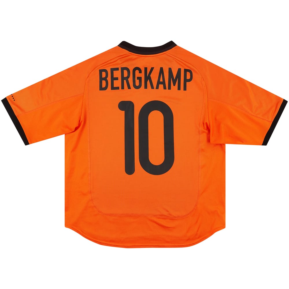 2000-02 Netherlands Home Shirt Bergkamp #10 - 8/10 - (S)