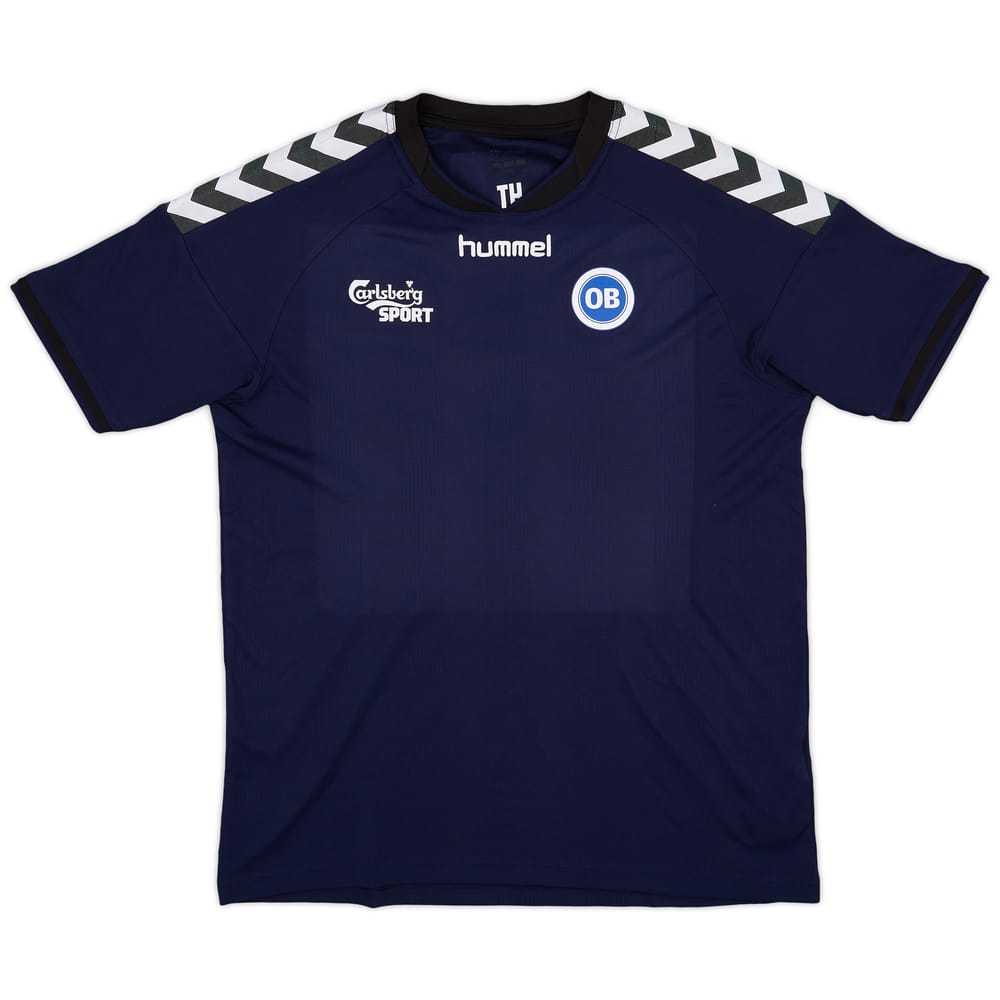 2015-16 OB Odense Hummel Staff Issue Training Shirt TH - 8/10 - (L)