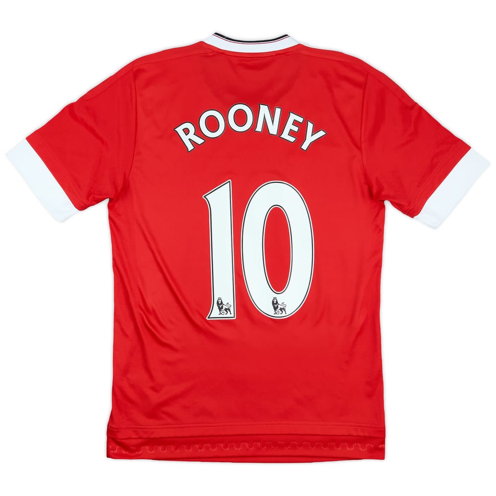 2015-16 Manchester United Home Shirt Rooney #10 - 6/10 - (XS)