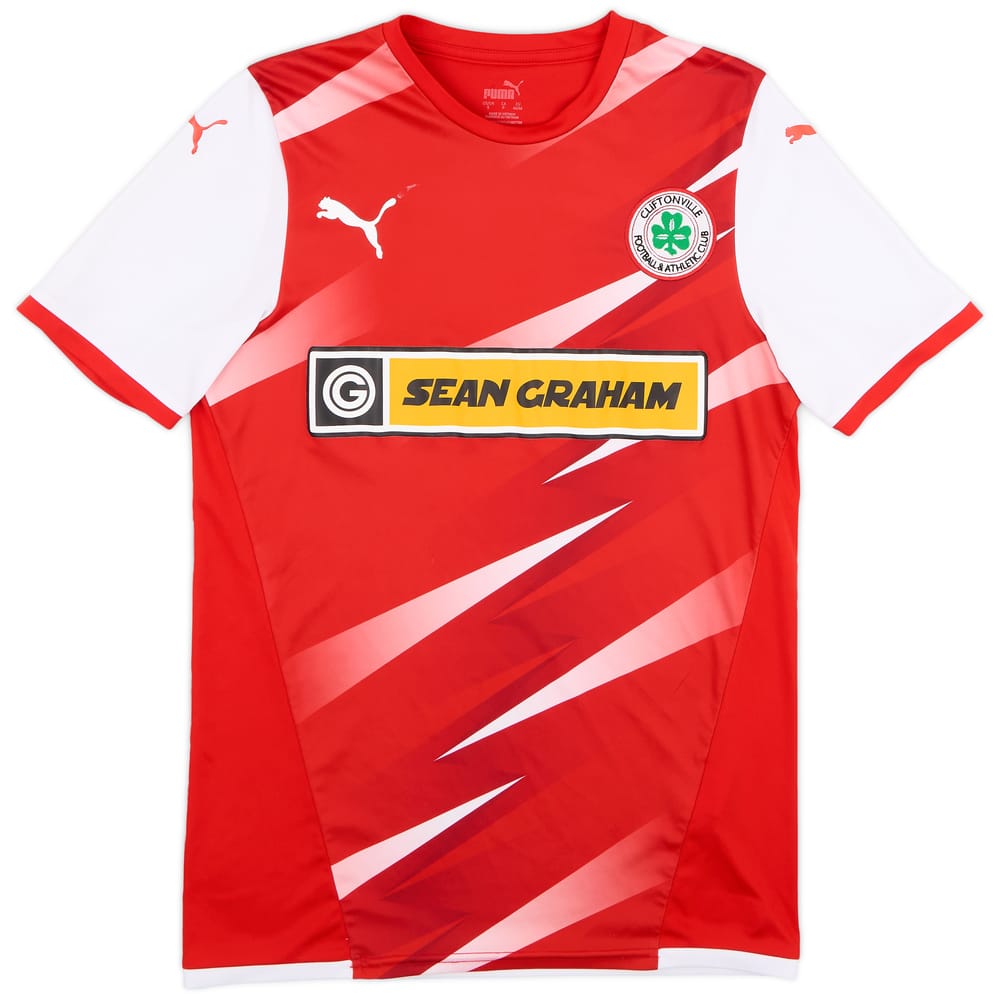 2021-23 Cliftonville Home Shirt - 7/10 - (S)