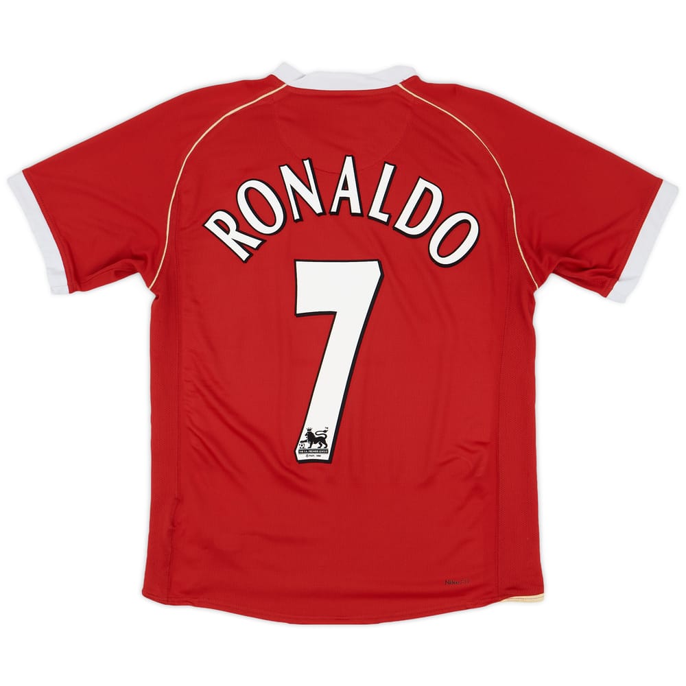 2006-07 Manchester United Home Shirt Ronaldo #7 - 8/10 - (S)