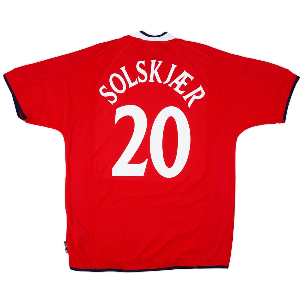 2000-02 Norway Home Shirt Solskjaer #20 (XL)