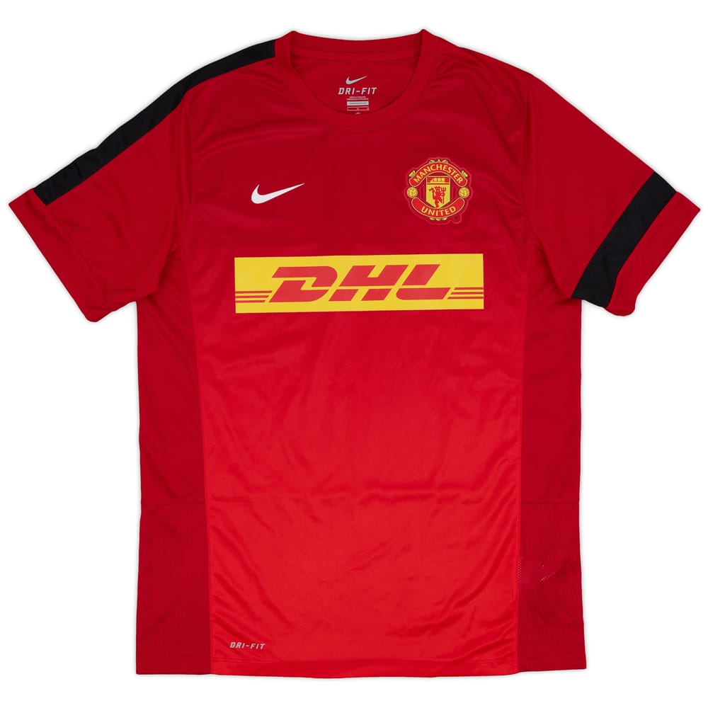 2013-14 Manchester United Nike Training Shirt - 10/10 - (L)
