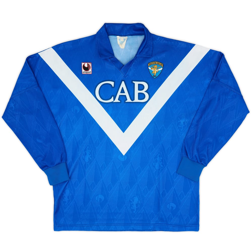 1992-94 Brescia Home L/S Shirt - 7/10 - (XL)
