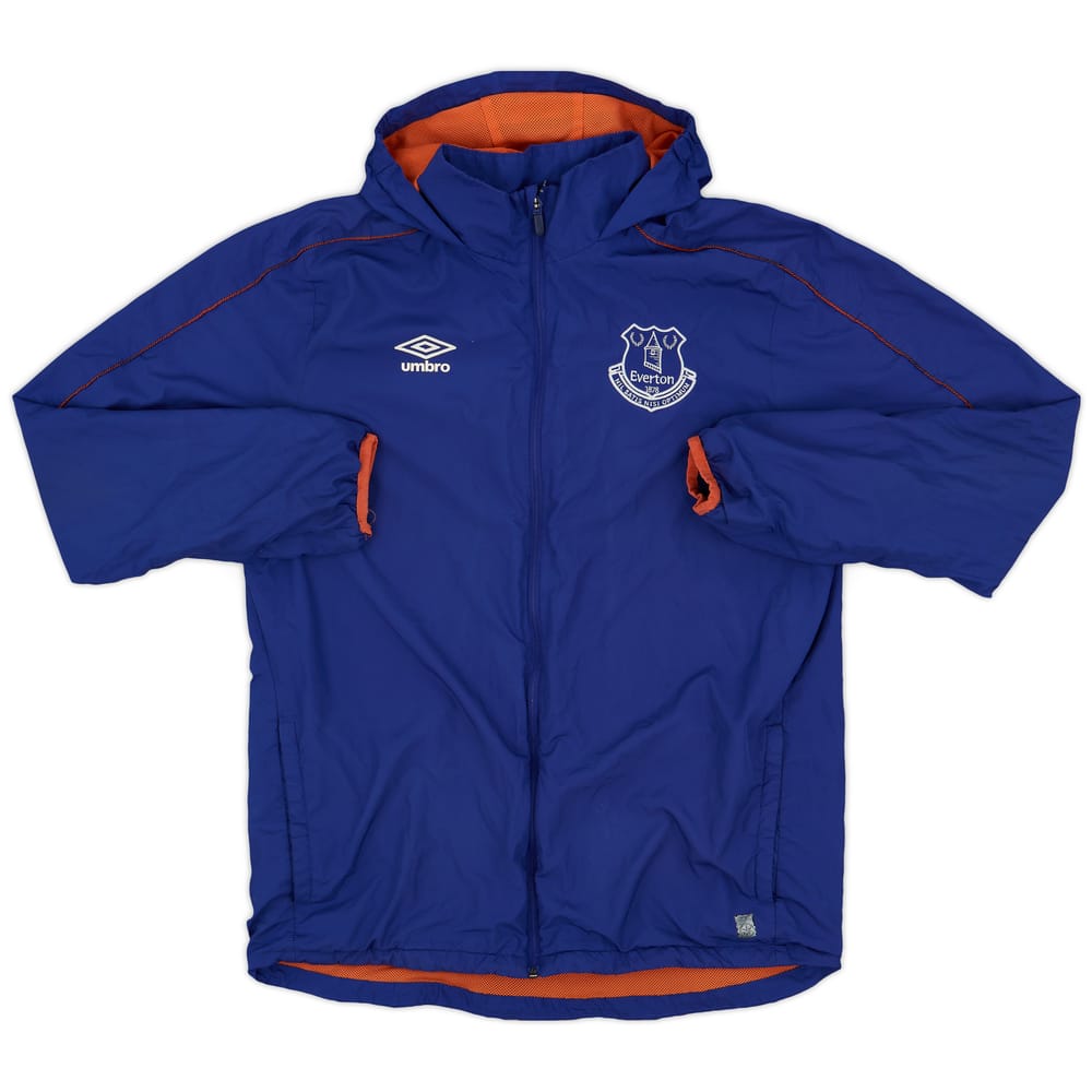 2016-17 Everton Umbro Hooded Rain Jacket - 9/10 - (L)