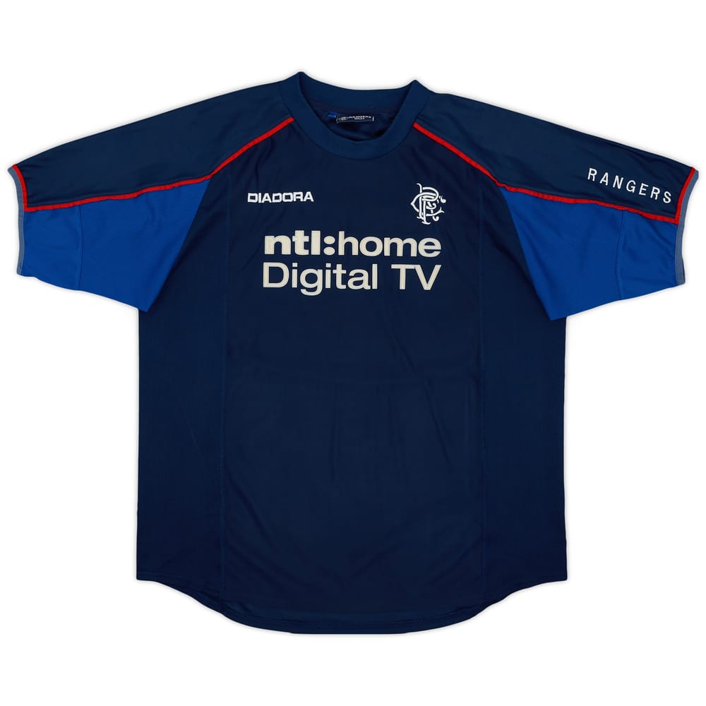 2002-03 Rangers Diadora Training Shirt - 7/10 - (L)