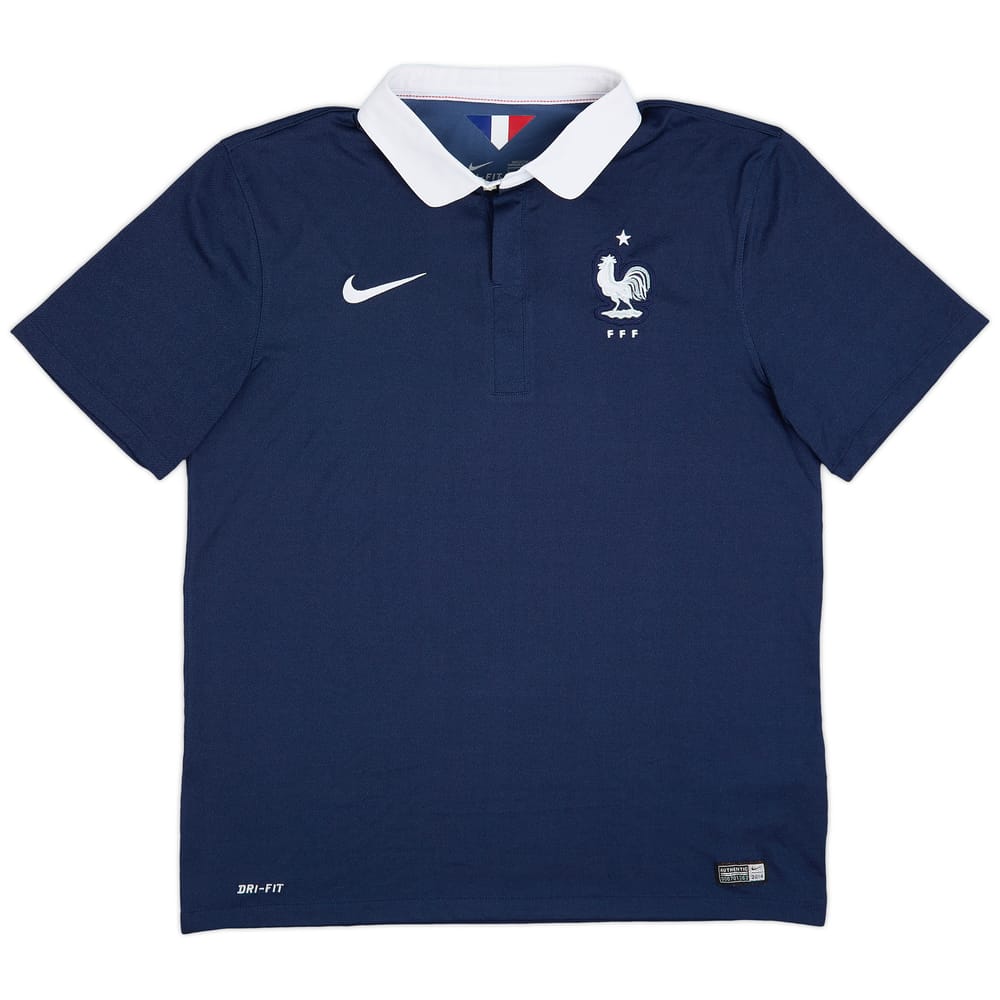 2014-15 France Home Shirt - 9/10 - (L)