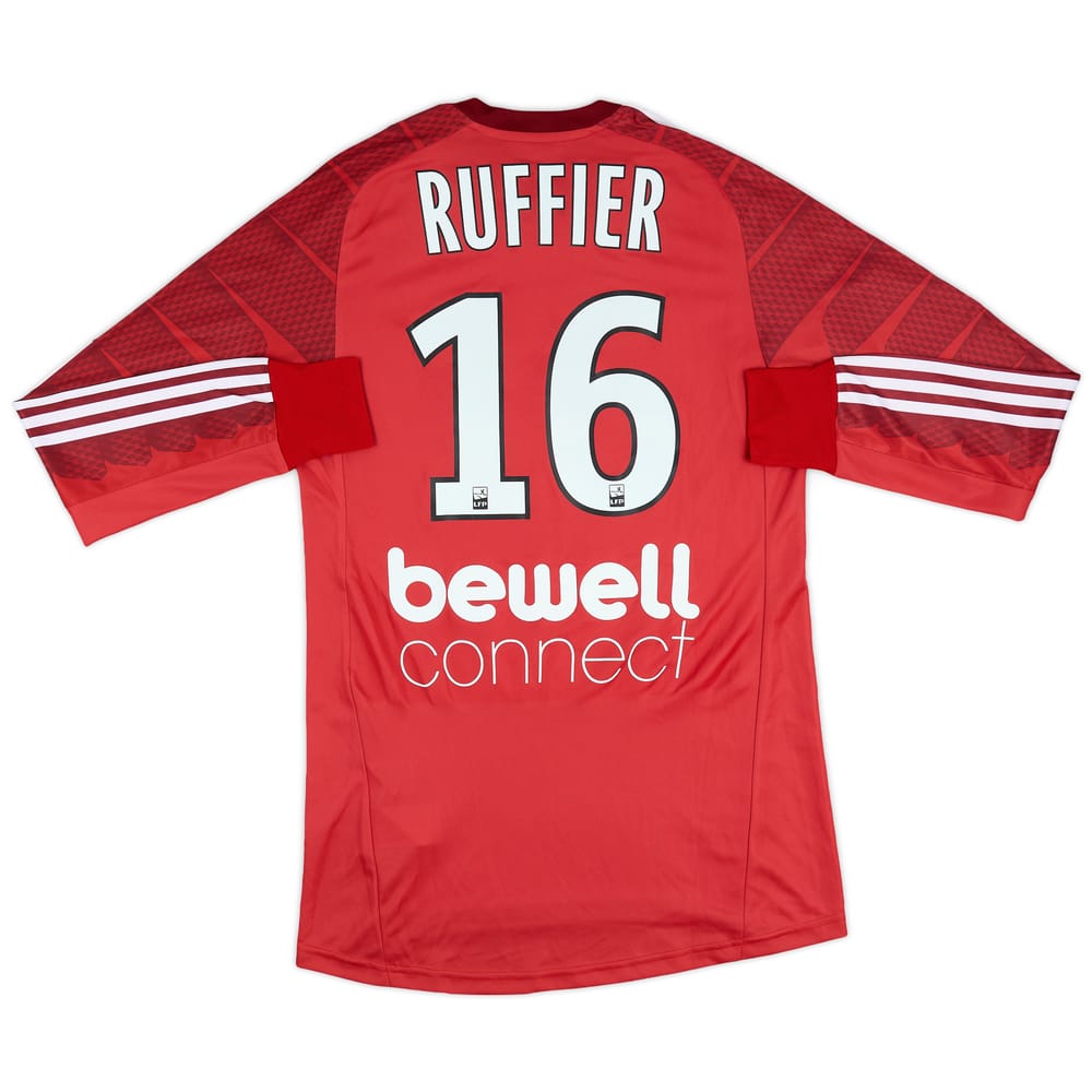 2014-15 Saint-Etienne Match Issue GK Shirt Ruffier #16