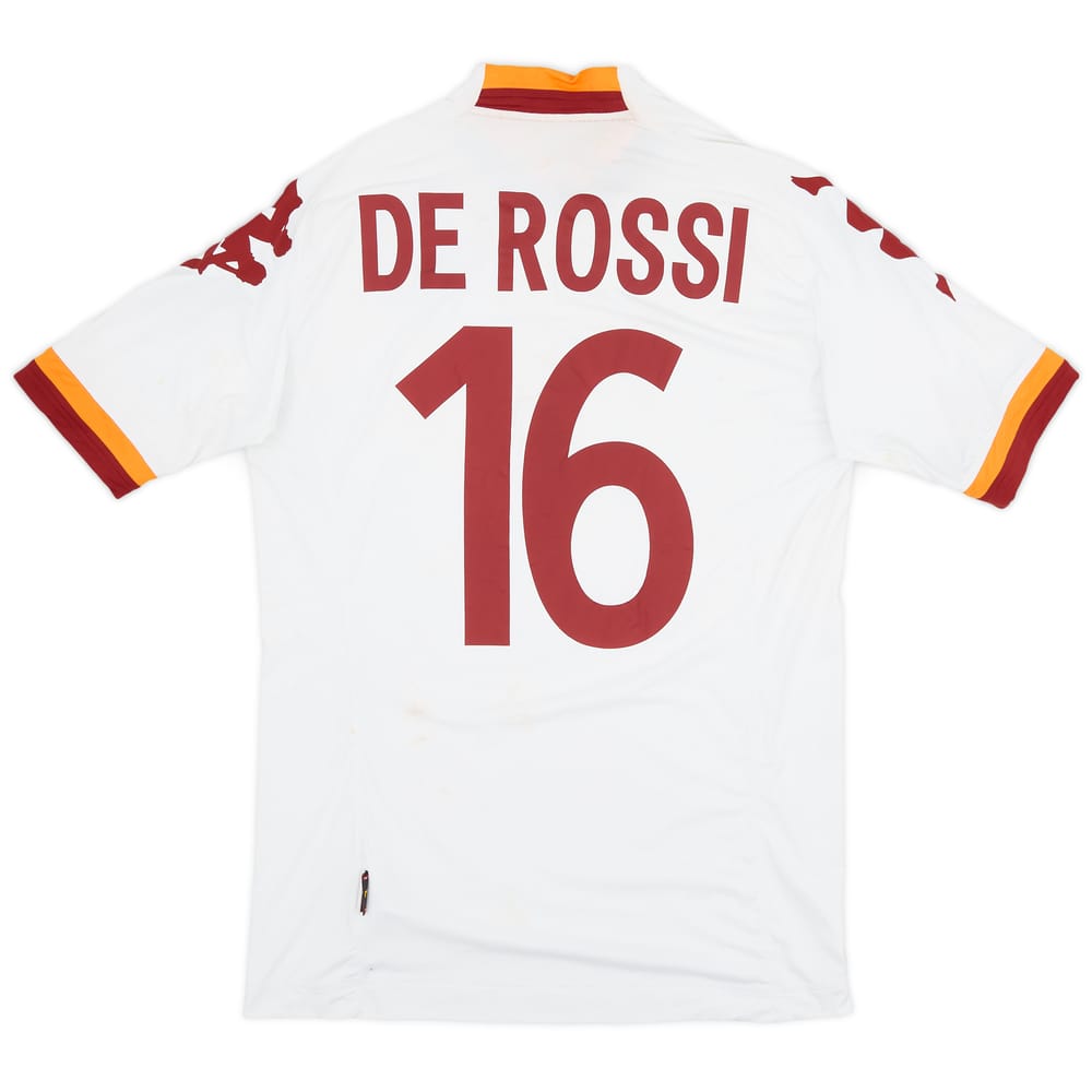 2012-13 Roma Away Shirt De Rossi #16 - 4/10 - (L)