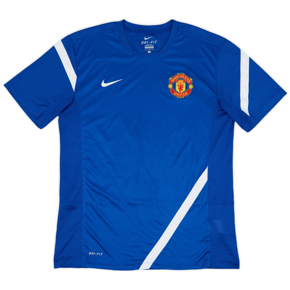 2011-12 Manchester United Nike Training Shirt - 8/10 - (L)