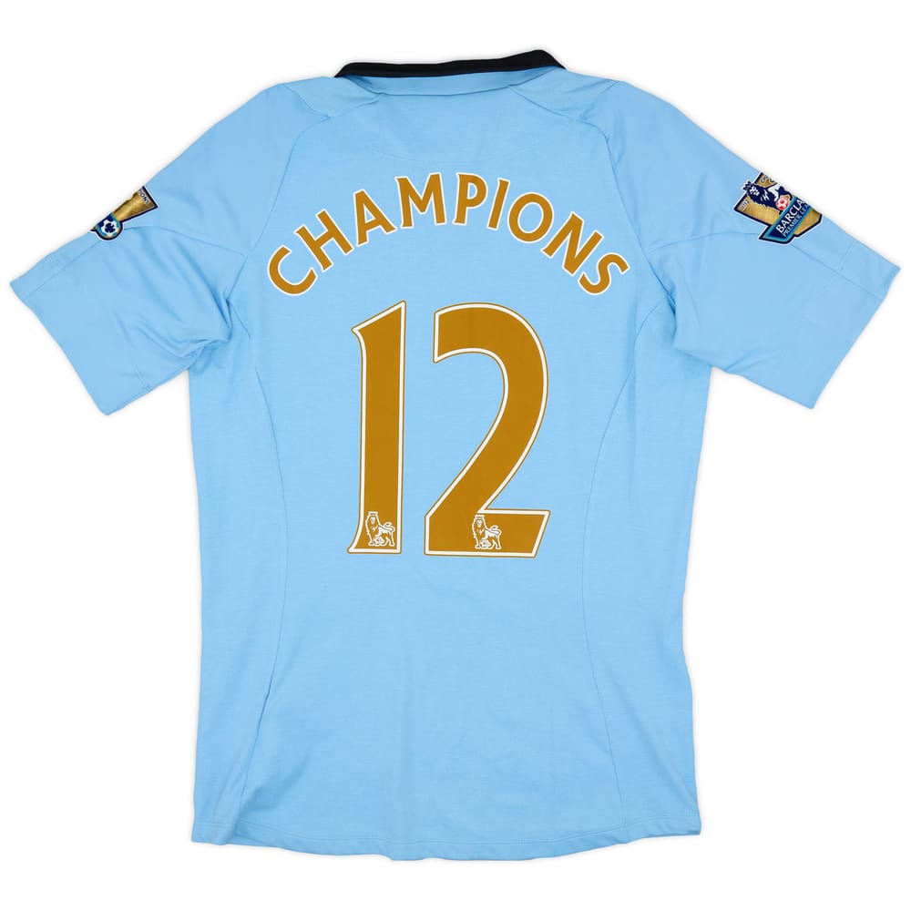 2012-13 Manchester City Home Shirt Champions #12 - 8/10 - (S)