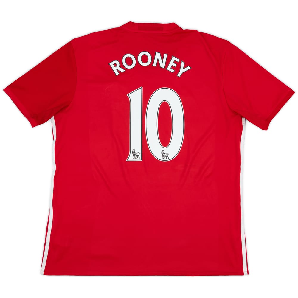 2016-17 Manchester United Home Shirt Rooney #10 - 5/10 - (XL)