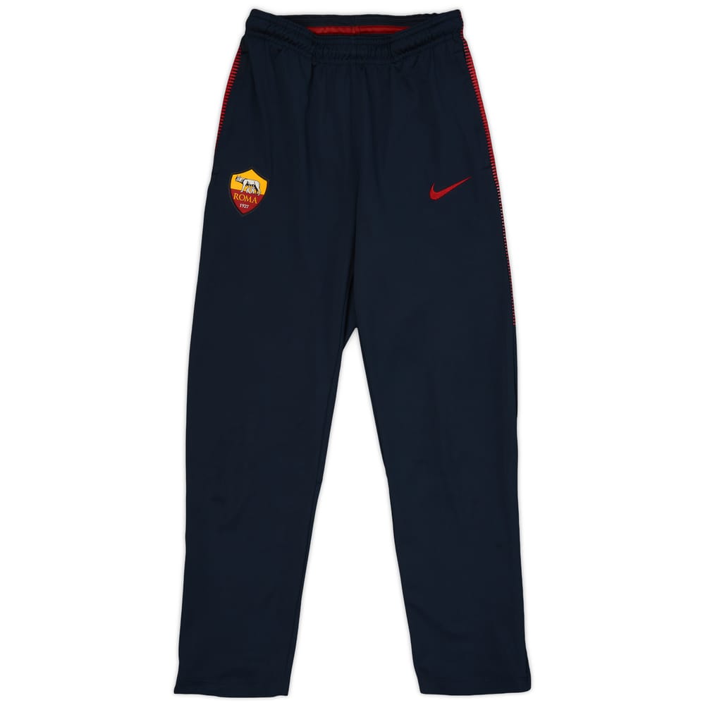 2017-18 Roma Nike Track Pants/Bottoms - 9/10 - (L.Boys)